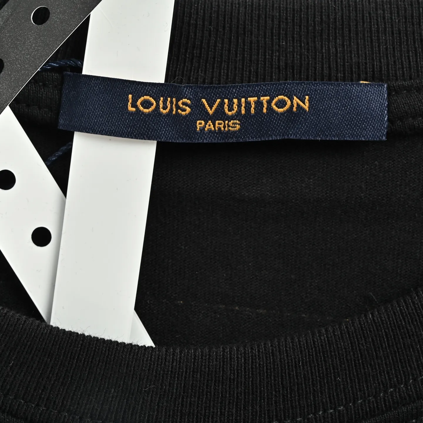 Louis Vuitton/Louis Vuitton ink rendering printed decorative short sleeves